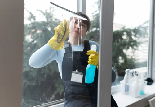 Nettoyage de vitres intérieures et extérieures à Laurie